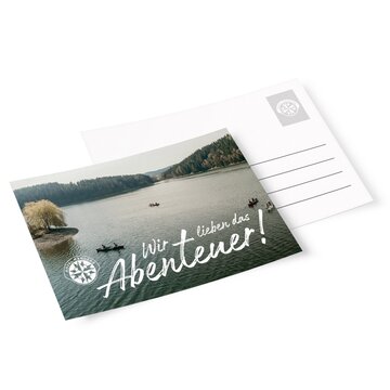 Postkarten Set Wir lieben das Abenteuer